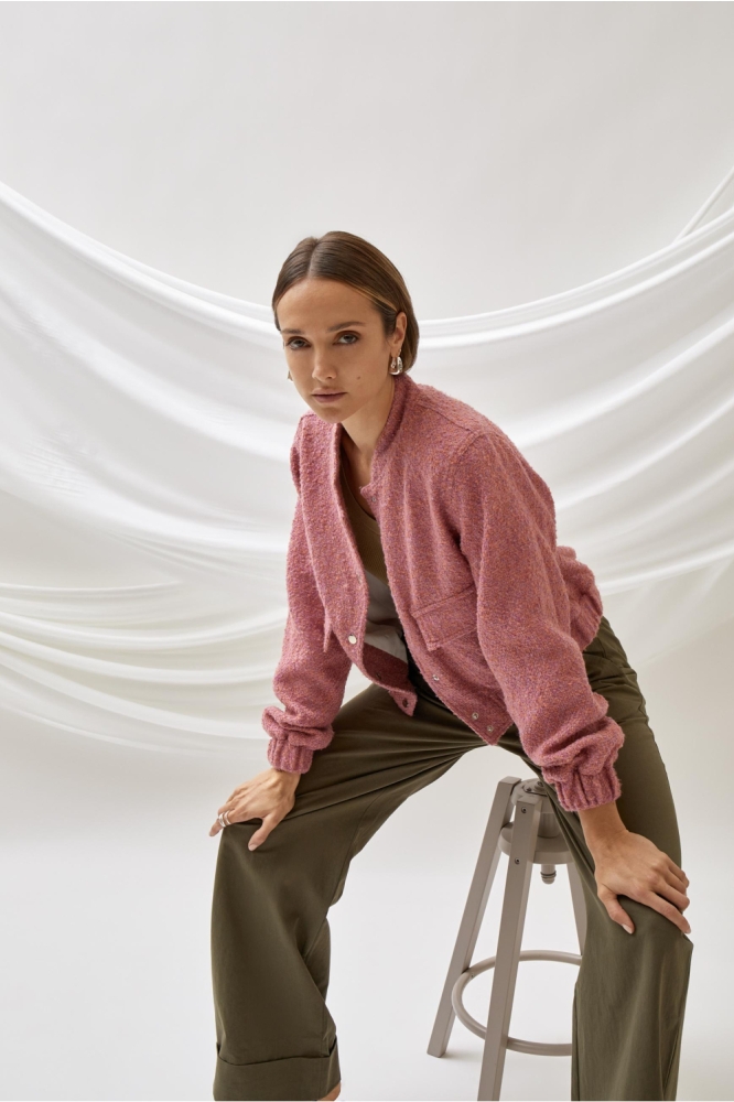IVONNE JACKET PC8366 4458M ASH ROSE MELANGE